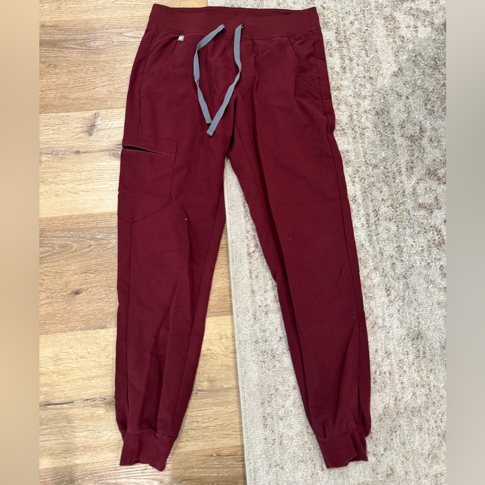 Burgundy Zamora Joggers